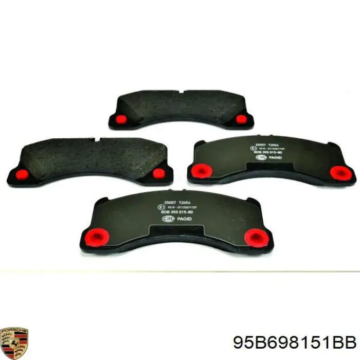 Купити 95B698151BB Porsche Колодки гальмівні передні, дискові