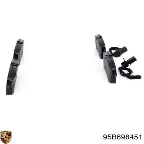 Купити 95B698451 Porsche Задні колодки