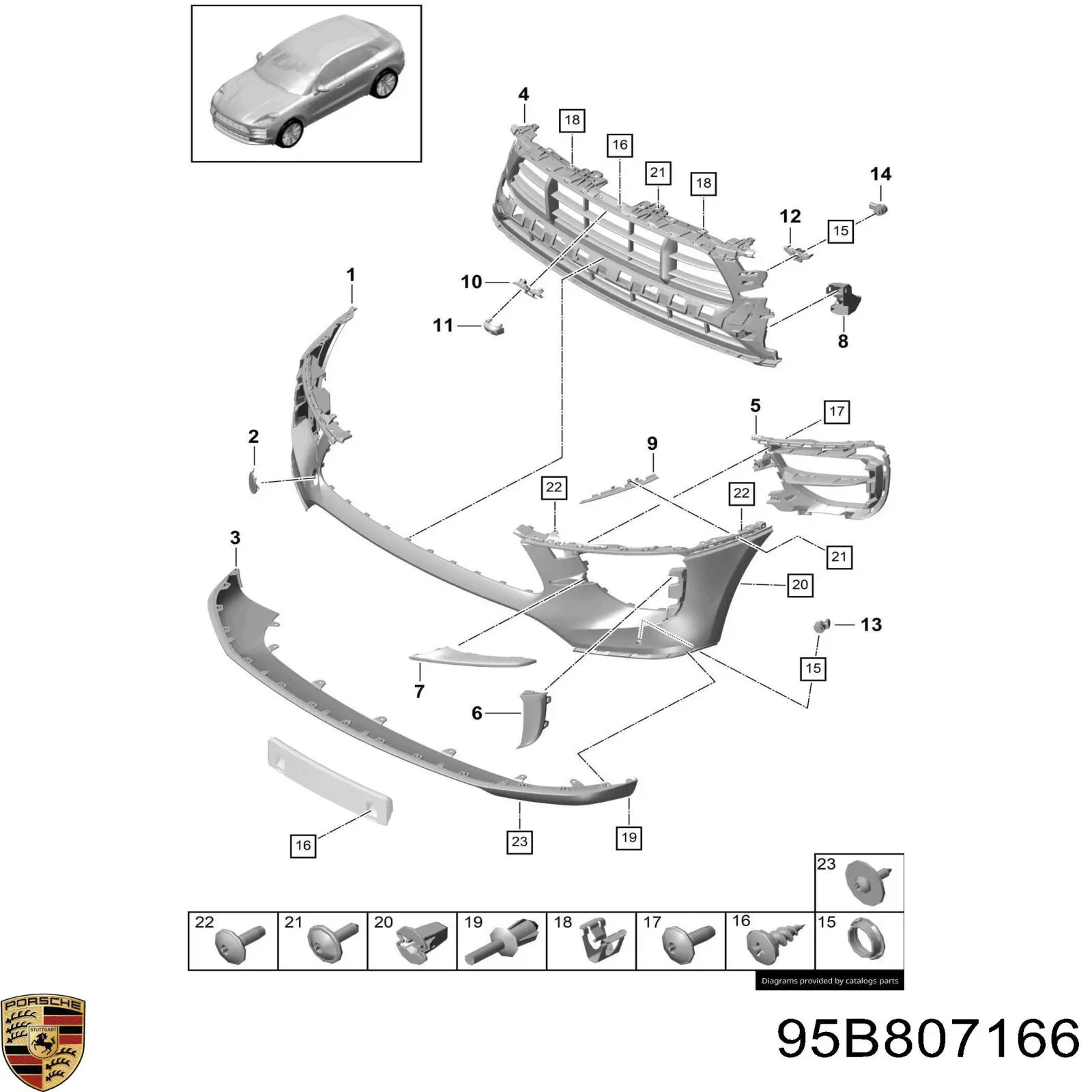 Кріплення бампера 4max 5502005724947P ціна, від 17.61 USD