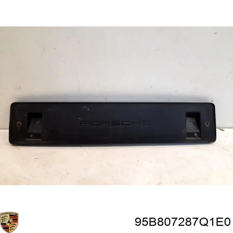 Кріплення переднього номера автомобіля Porsche 95B807287Q1E0 ціна, від 102.45 USD