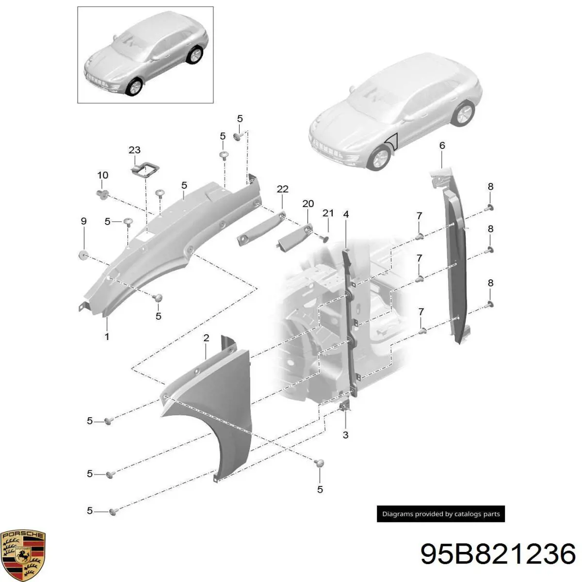  95B821236 Porsche