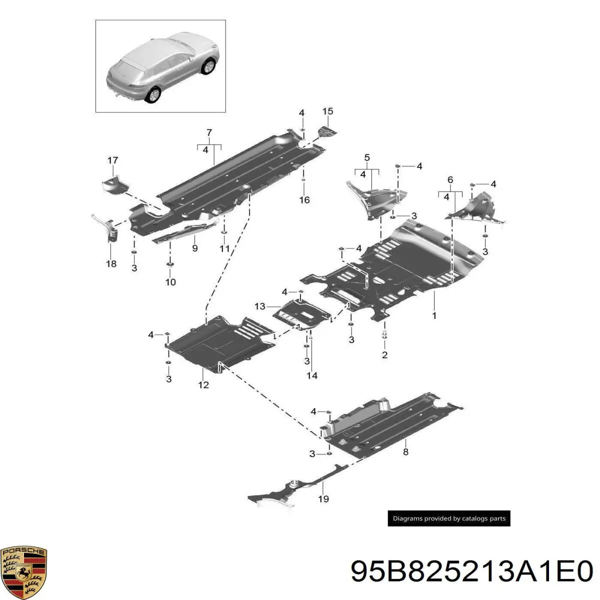 95B825213A1E0 Porsche 