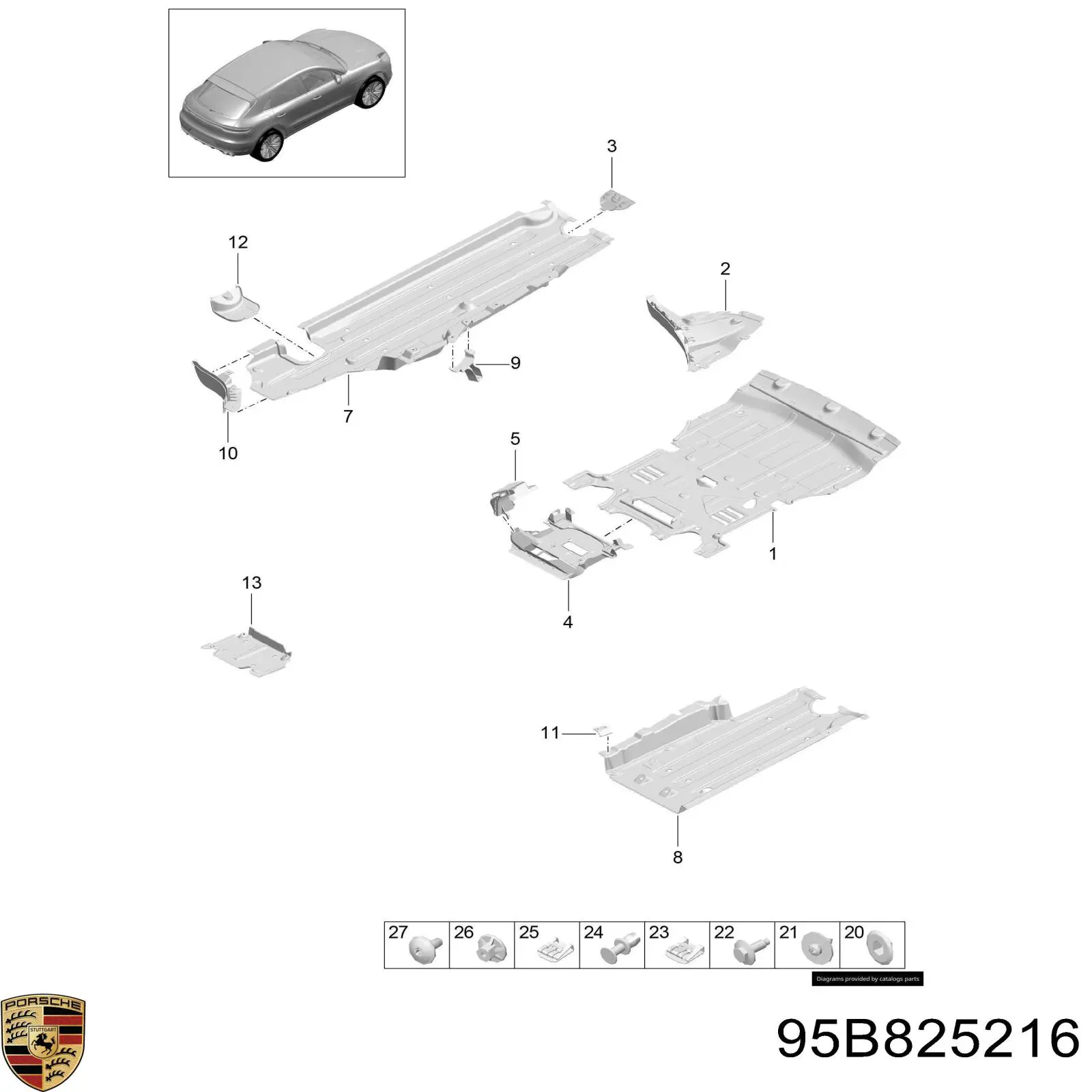 95B825216 Porsche 
