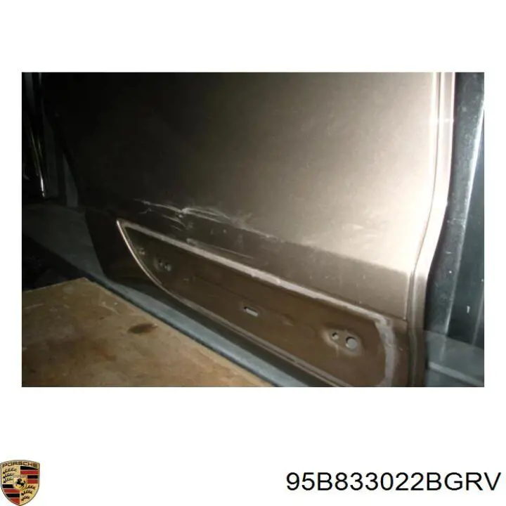 Двері задні, праві 95B833022BGRV Porsche