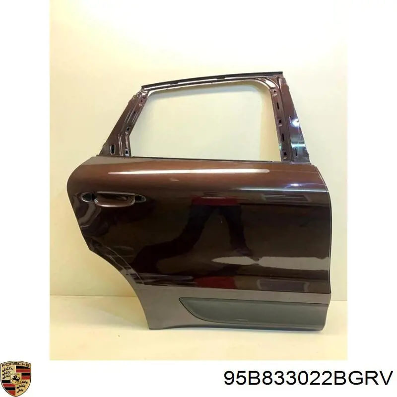 95B833022BGRV Porsche Двері пасажирські задні праві