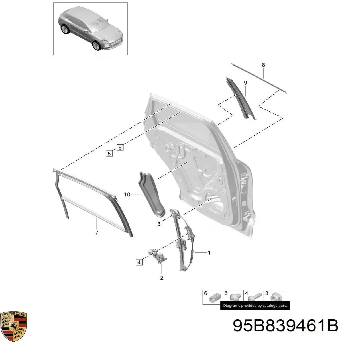 95B839461B Porsche 