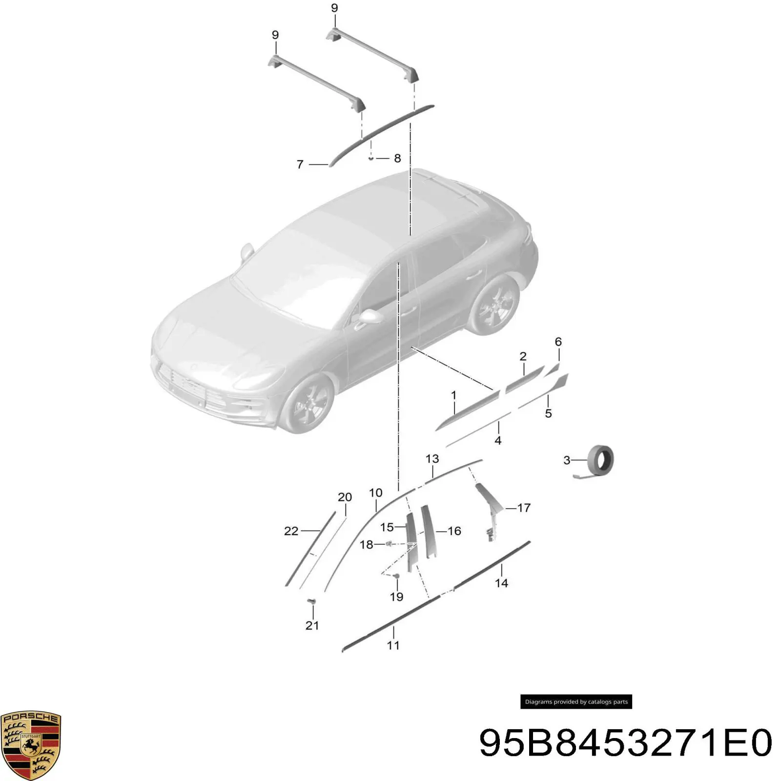 95B8453271E0 Porsche 