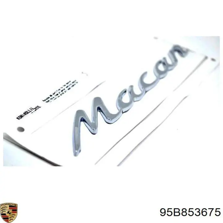 Емблема на кришку багажника, фірм.значок Porsche 95B853675 ціна, від 37.83 USD