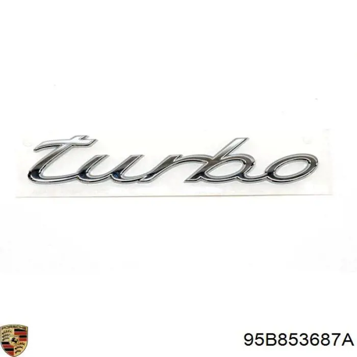 Емблема на кришку багажника, фірм.значок Porsche 95B853687A ціна, від 142.65 USD