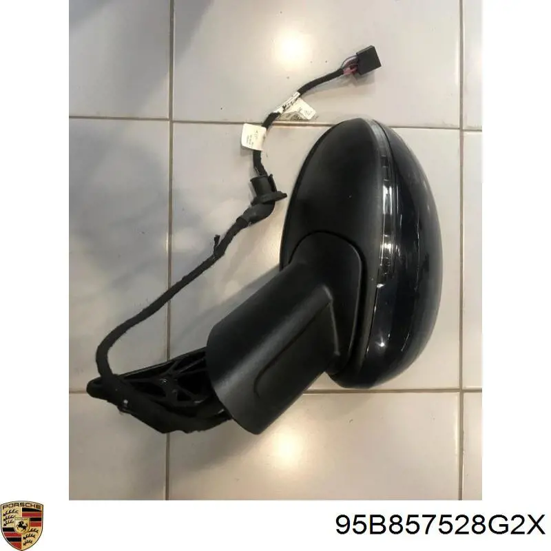 Купити 95B857528G2X Porsche Накладка/кришка дзеркала заднього виду, права
