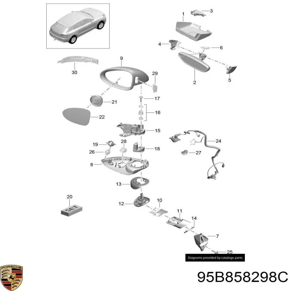 95B858298A Porsche 