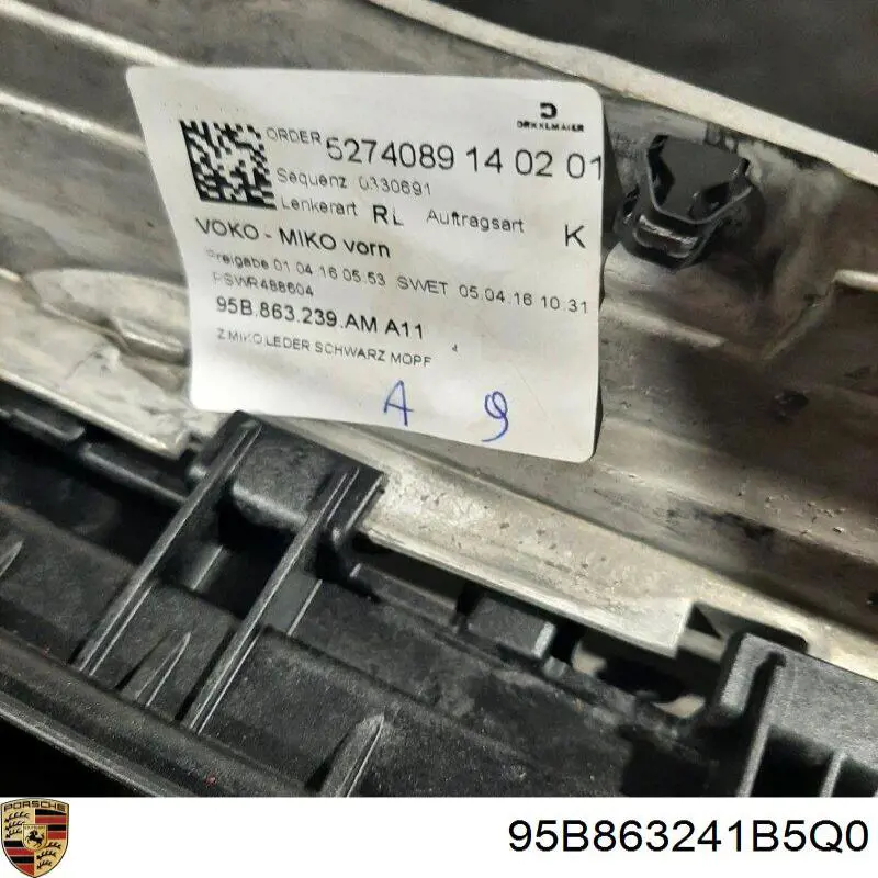 Панель борода Porsche 95B863241B5Q0 ціна, від 151.77 USD
