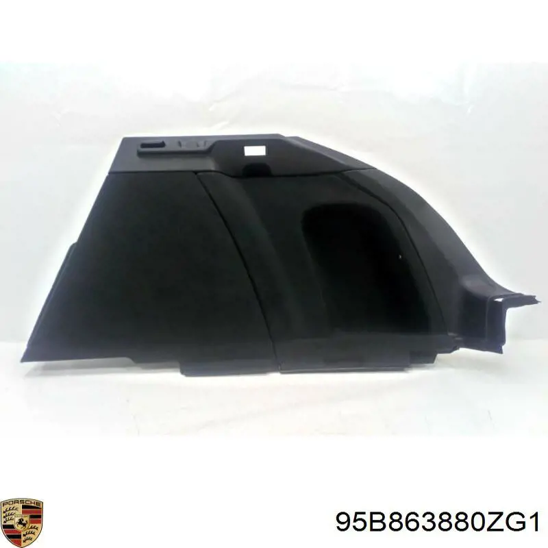 Облицювання багажного відсіку, праве Porsche 95B863880ZG1 ціна, від 158.37 USD
