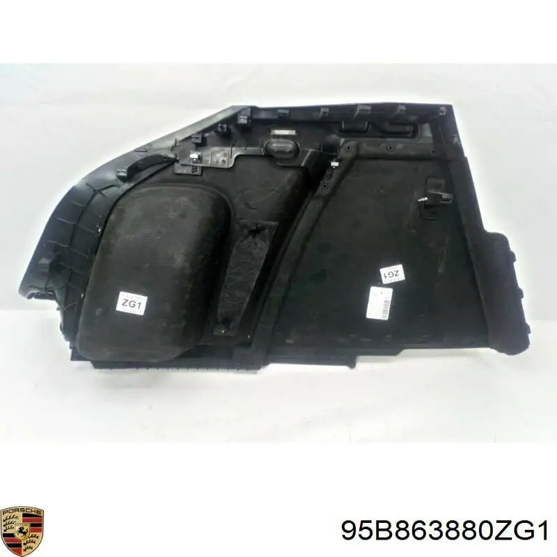 95B863880ZG1 Porsche Облицювання багажного відсіку, праве