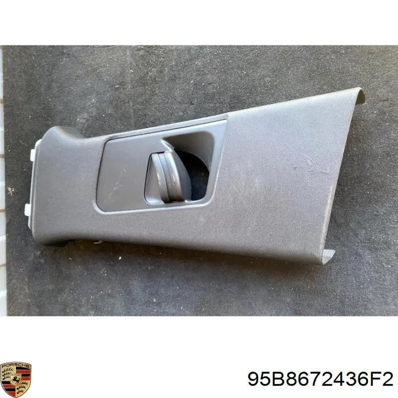 Купити 95B8672436F2 Porsche Обшивка стійки кузова внутрішня, середня ліва