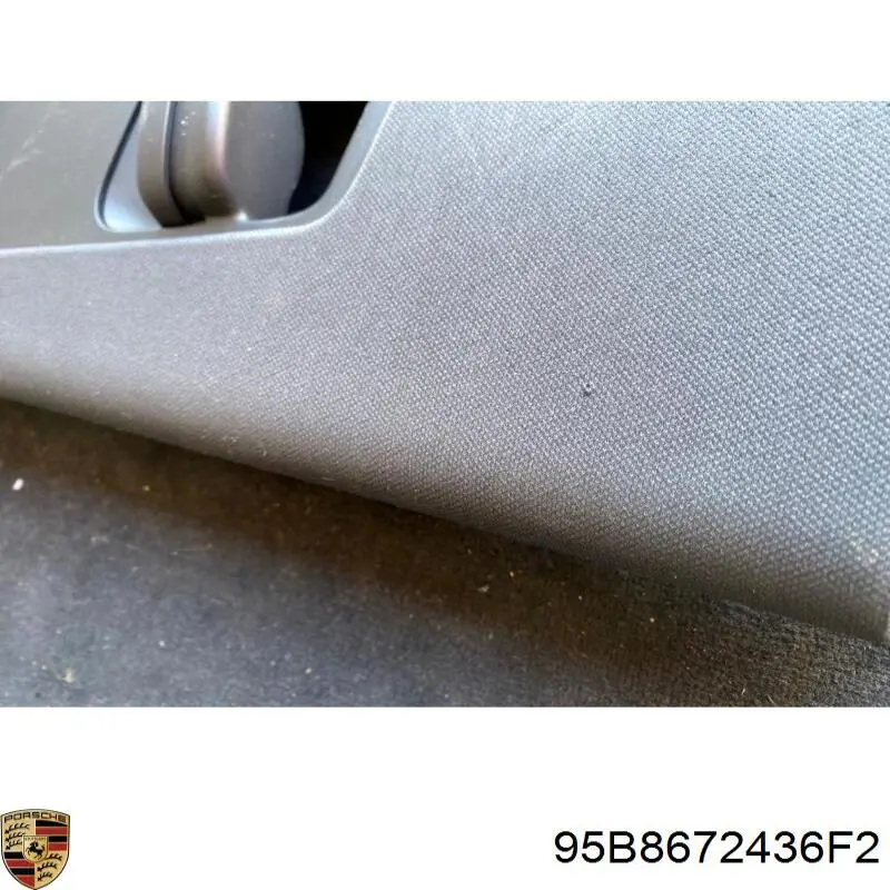 95B8672436F2 Porsche Обшивка стійки кузова внутрішня, середня ліва