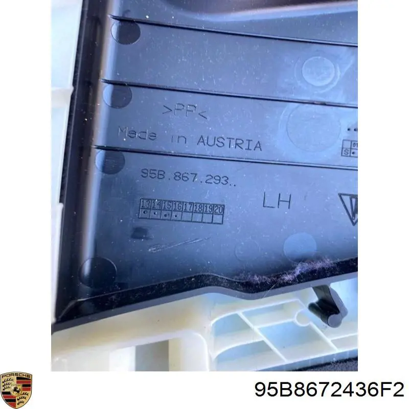 Обшивка стійки кузова внутрішня, середня ліва Porsche 95B8672436F2 ціна, від 35.47 USD
