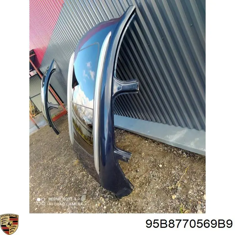 Скло люка даху Porsche 95B8770569B9 ціна, від 443.43 USD