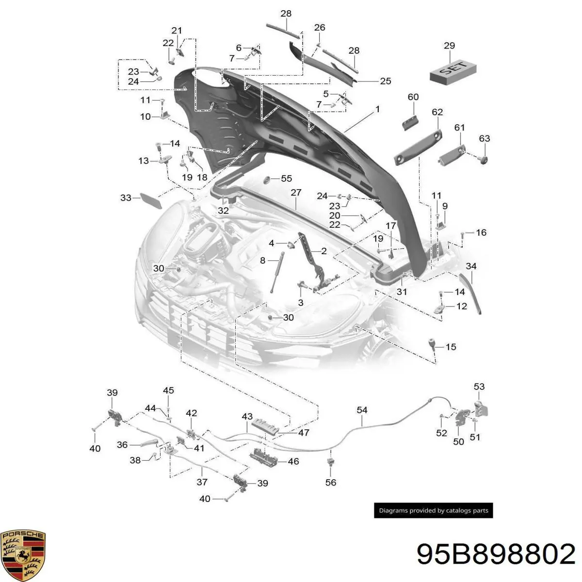  95B898802 Porsche