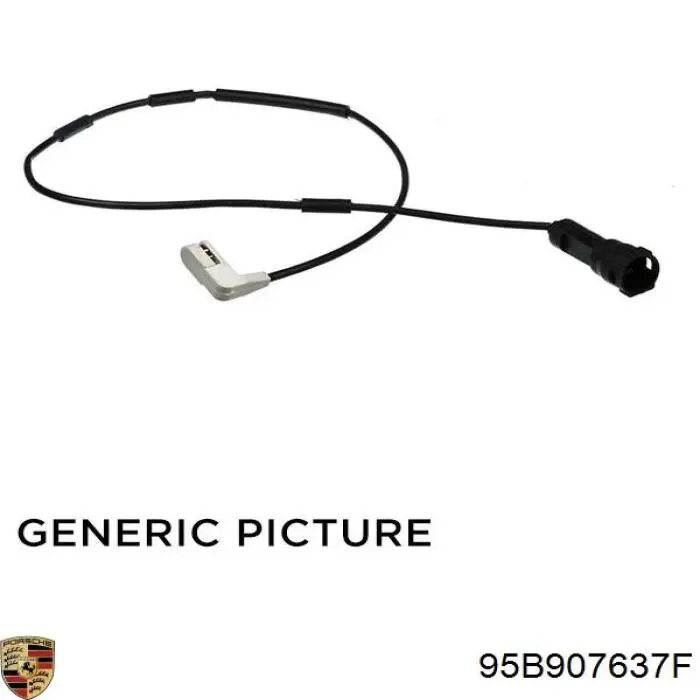 Датчик зносу гальмівних колодок, задній Porsche 95B907637F ціна, від 5.92 USD