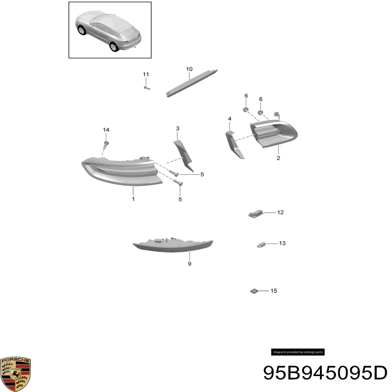 Купити 2SD011499111 HELLA Ліхтар задній