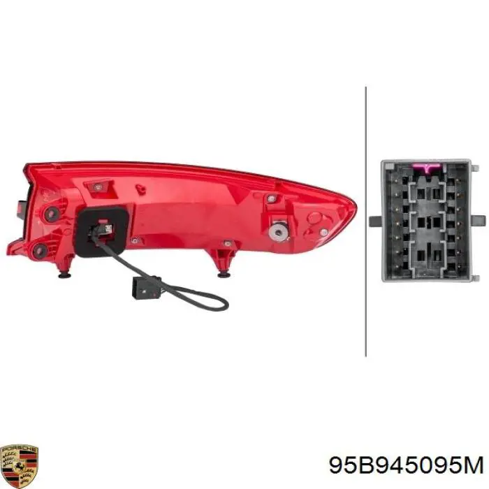 Ліхтар задній лівий, зовнішній 2SD011499111 HELLA