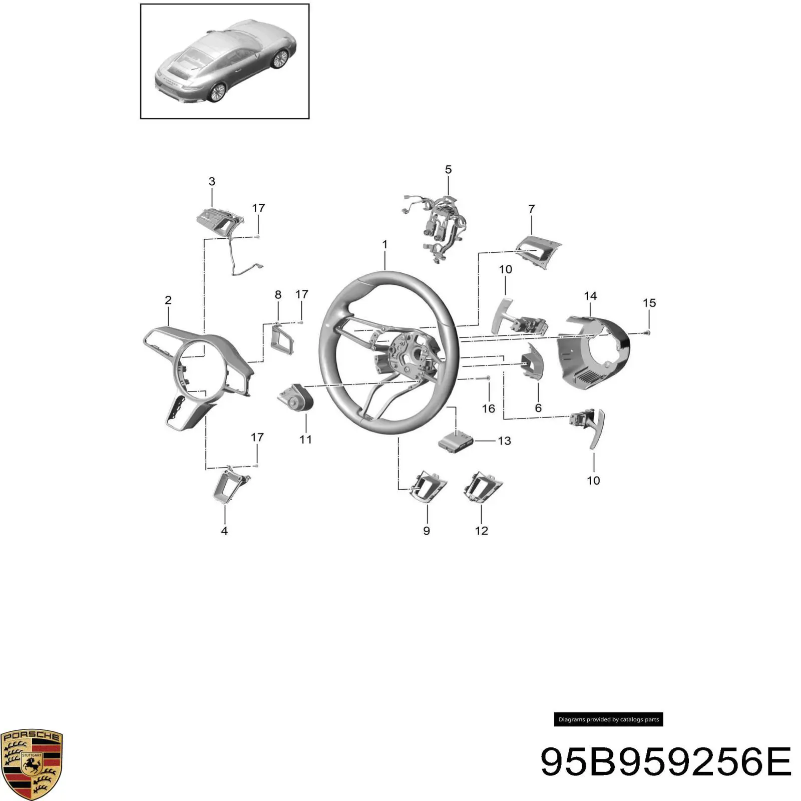  Кермо Porsche Cayenne 2