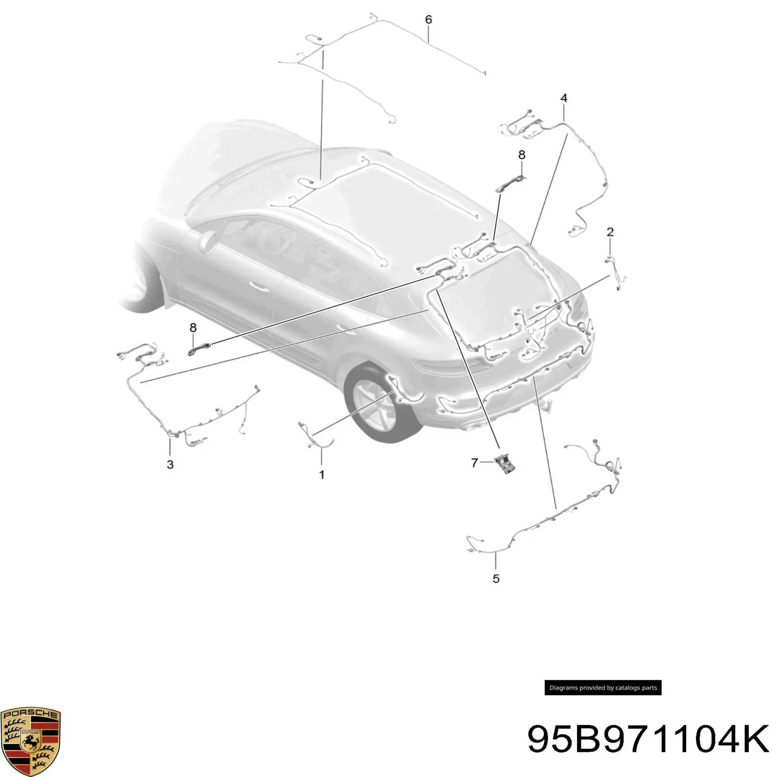 95B971104K Porsche 