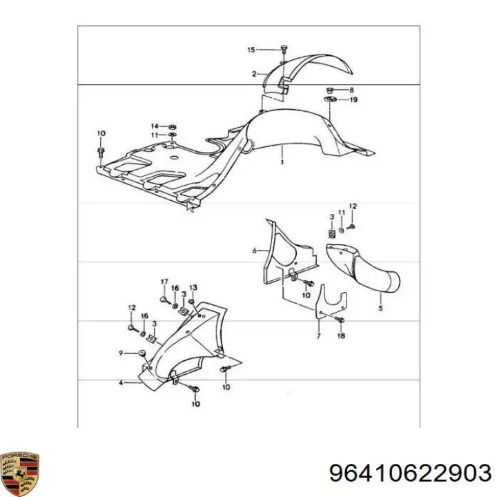  Porsche 96410622903 ціна, від 384.02 USD