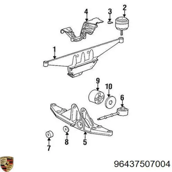  Porsche 96437507004 ціна, від 607.15 USD
