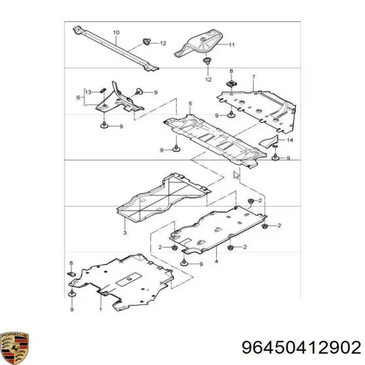 Купити 96450412902 Porsche 