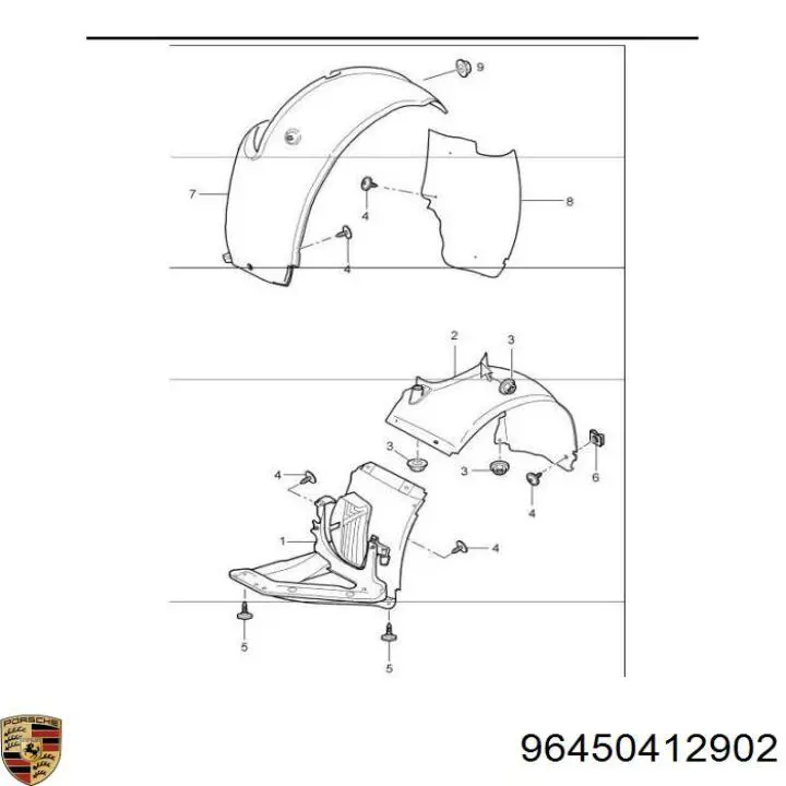  96450412902 Porsche