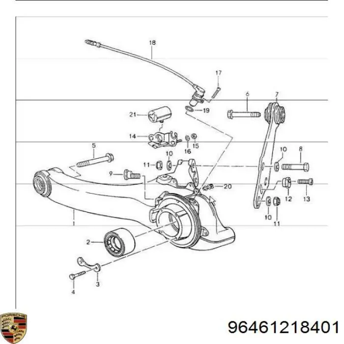  96461218401 Porsche