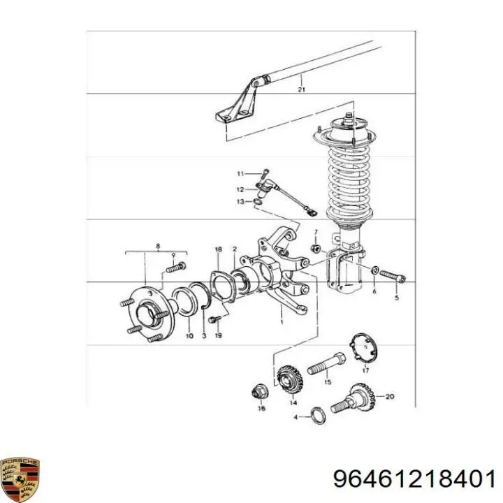  Porsche 96461218401