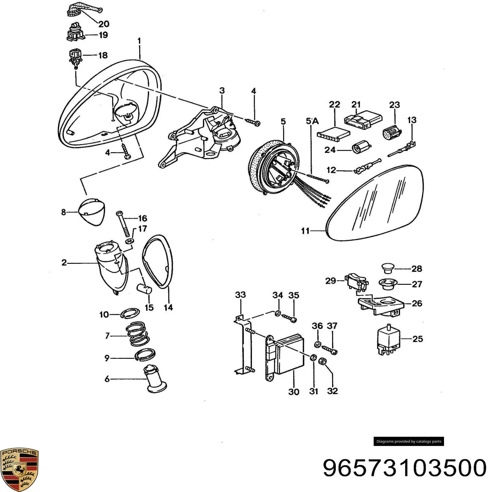  Porsche 96573103500