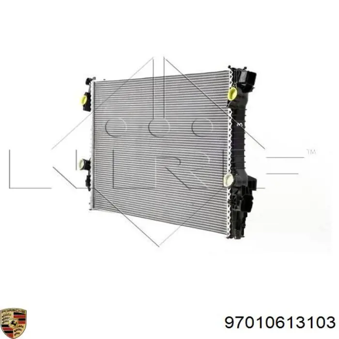 Радіатор основний Porsche 97010613103 ціна, від 189.99 USD