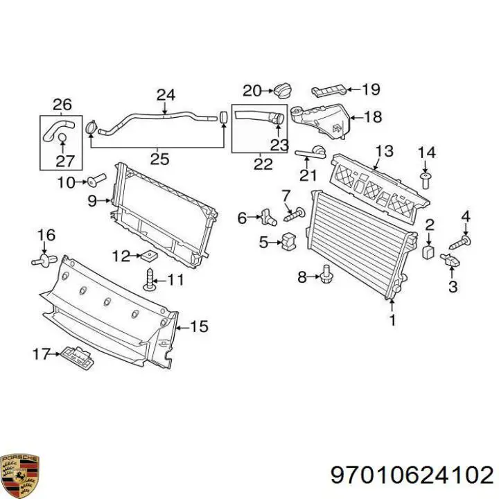  Porsche 97010624102 ціна, від 53.94 USD