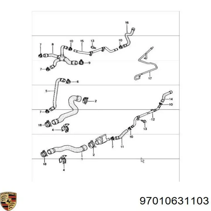  Porsche 97010631103 ціна, від 26.28 USD