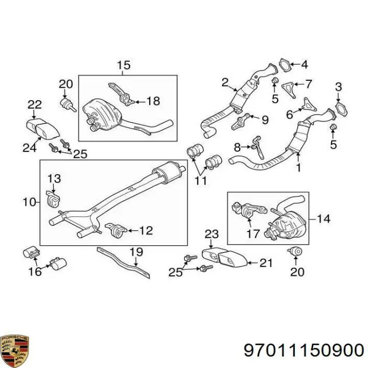  97011150900 Porsche