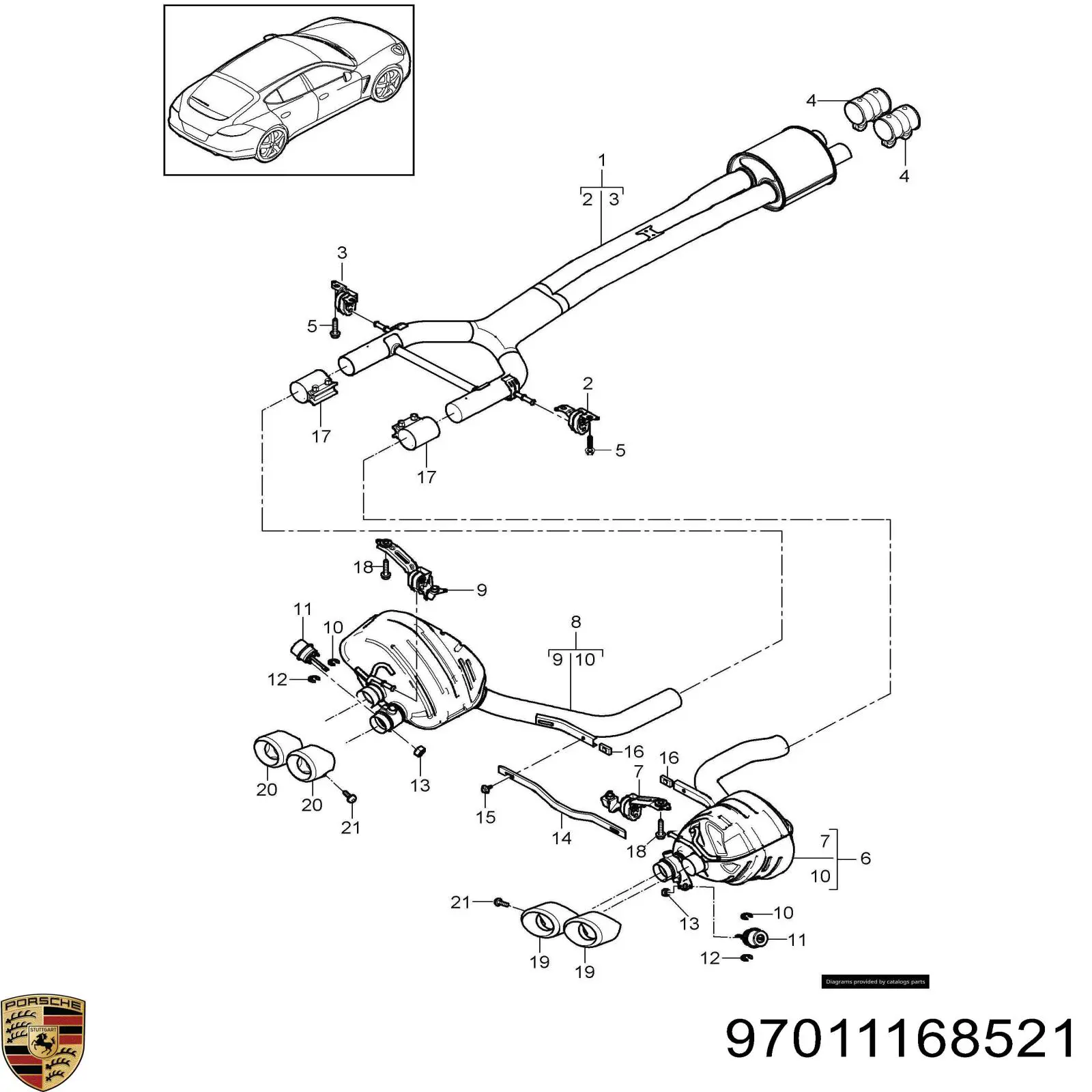 97011168521 Porsche 