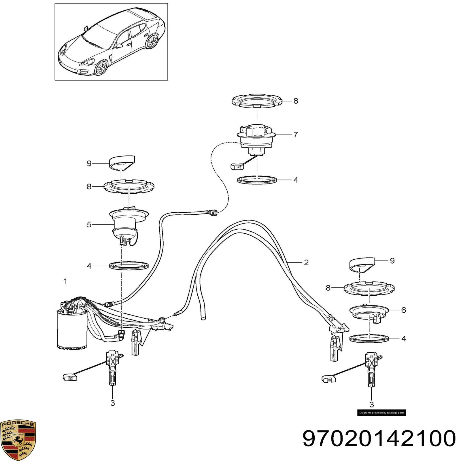 97020142100 Porsche 