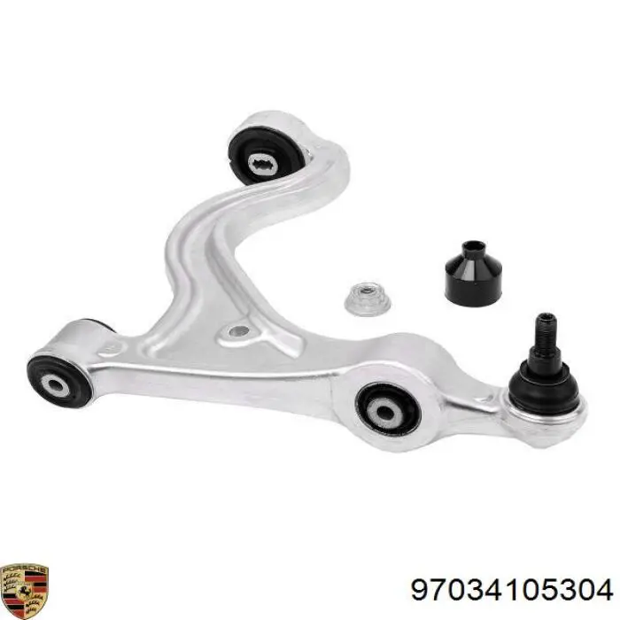 Купити 97034105304 Porsche Лівий важіль передній нижній підвіски