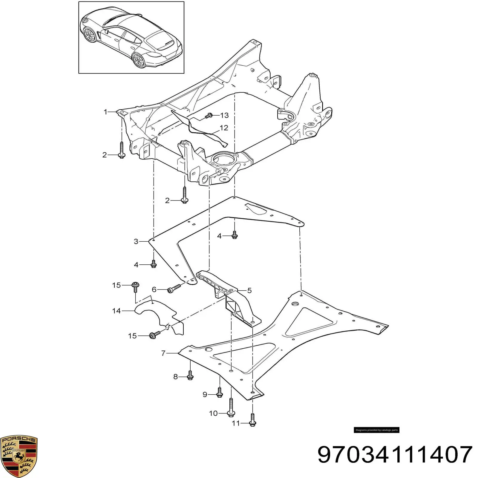  Porsche 97034111407 ціна, від 74.75 USD