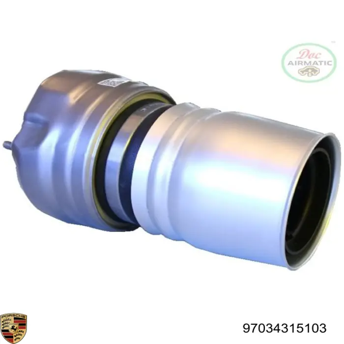 Купити 97034315103 Porsche Пневмоподушка/Пневморессора моста переднього