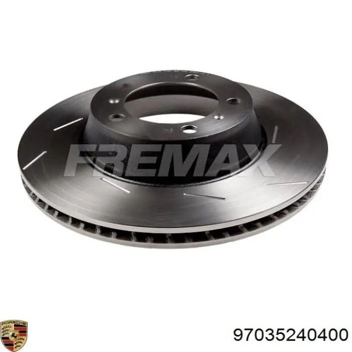 Диск гальмівний задній Porsche 97035240400