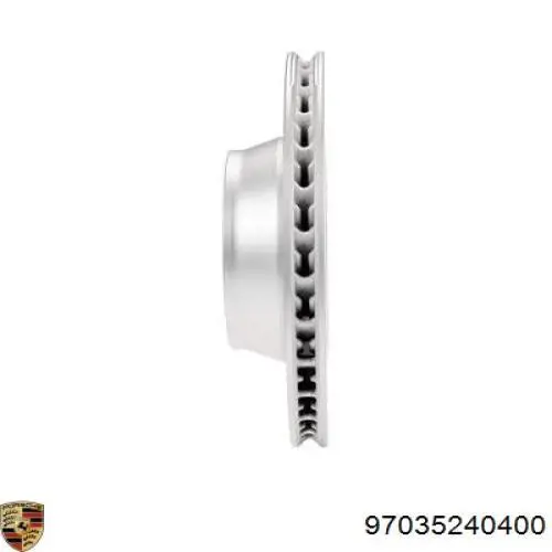 Купити 97035240400 Porsche Диск заднього гальма