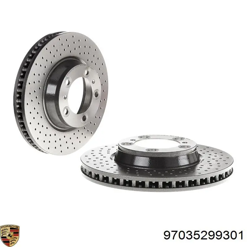 Колодки ручника 97035299301 Porsche