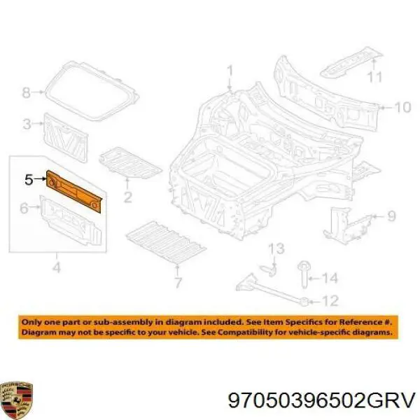  Porsche 97050396500GRV ціна, від 305.08 USD