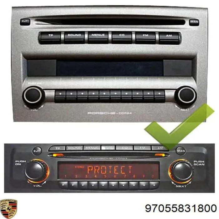  97055831800 Porsche
