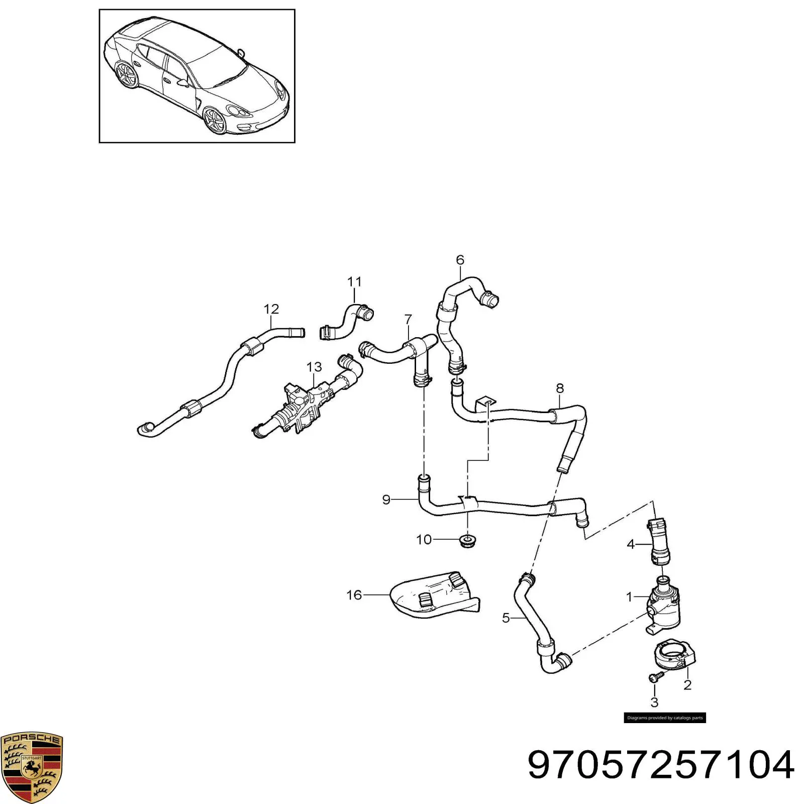 97057257104 Porsche 
